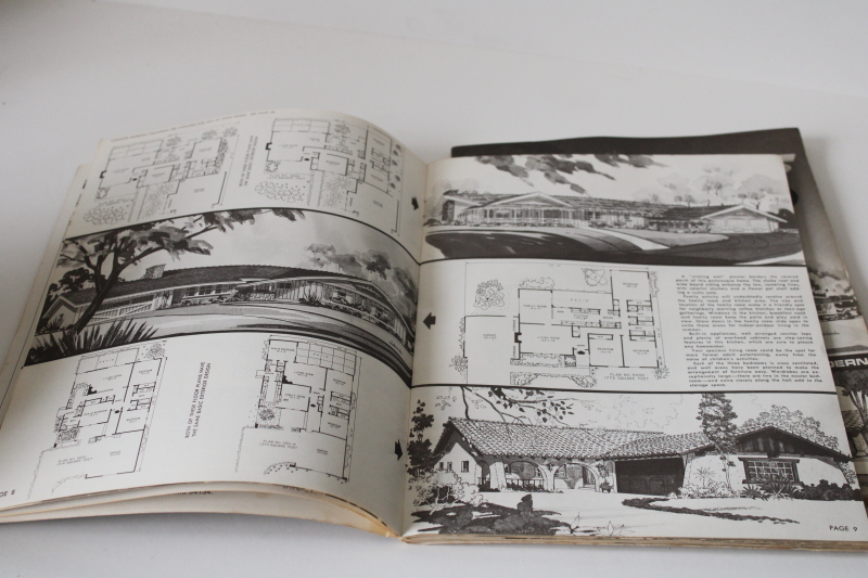 photo of 1974 vintage Hiawatha home building plans catalogs, California modern & ranch designs #6