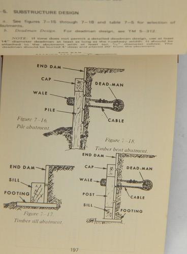 photo of 1976 US Army engineer field manual/handbook FM5-34 bridges/bunkers+ #4