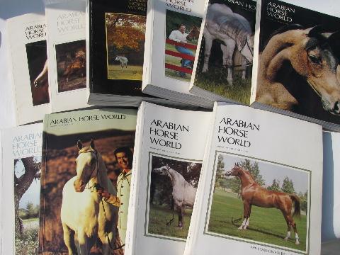 photo of 1979 lot of back issues Arabian Horse World magazines #1