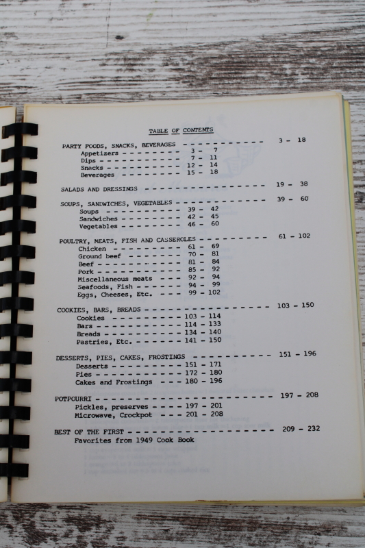 photo of 1979 vintage community cookbook St Bernard's Middleton, Dane County Wisconsin, Madison area  #2