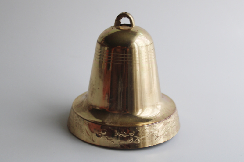 photo of 1980s 90s vintage electronic musical bell ornament, plays Jingle Bells music LOUD!  #1