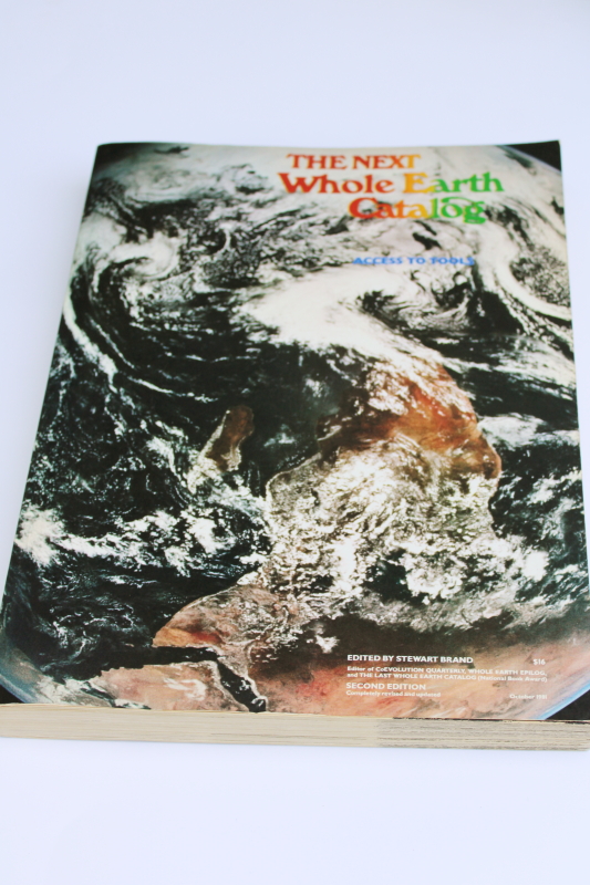 photo of 1981 The Next Whole Earth Catalog counterculture dirty hippie back to the land philosophy  #1