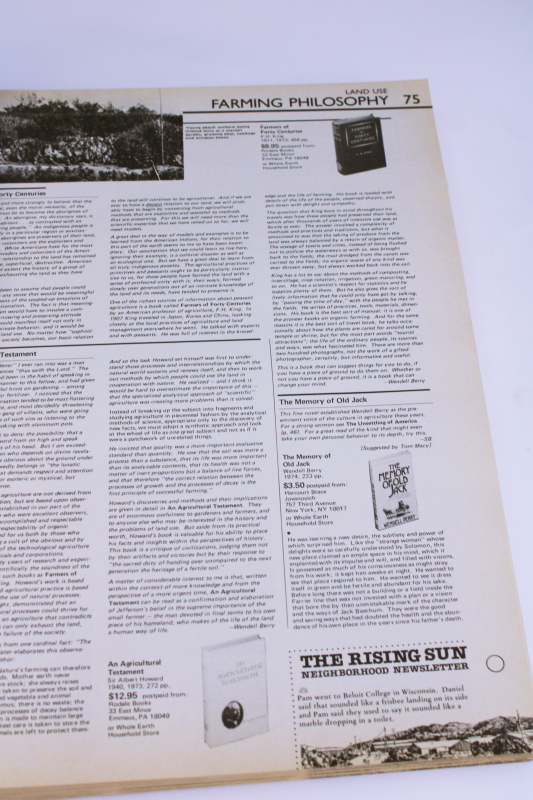 photo of 1981 The Next Whole Earth Catalog counterculture dirty hippie back to the land philosophy #3