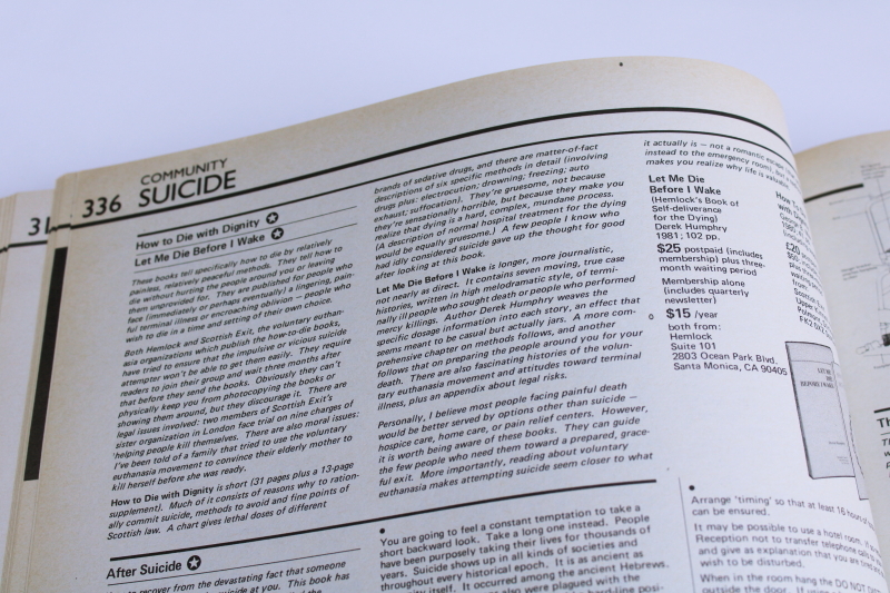 photo of 1981 The Next Whole Earth Catalog counterculture dirty hippie back to the land philosophy #4