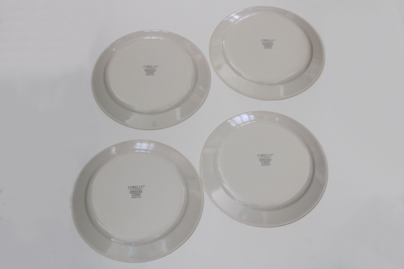 photo of 1990s vintage Corelle dinner plates mallard ducks, duck decoy pattern, very rare  #6