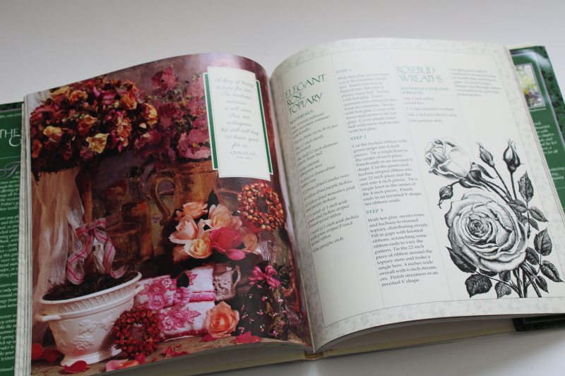 photo of 1990s vintage The Crafter's Garden book of nature crafts & seasonal decor  #3