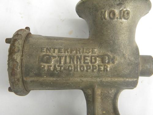 photo of 2 old Enterprise/Universal farm kitchen meat grinders/sausage stuffer #6