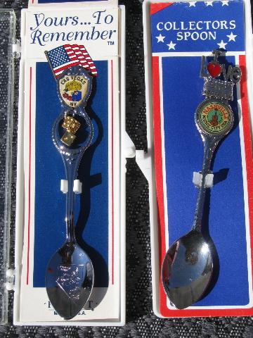 photo of 20+ lot vintage collectible & souvenir collector's spoons #8