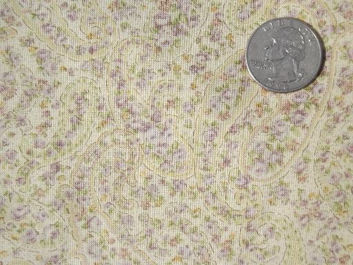 photo of 22 yds print cotton quilt fabric, shades of yellow quilting fabric lot #4