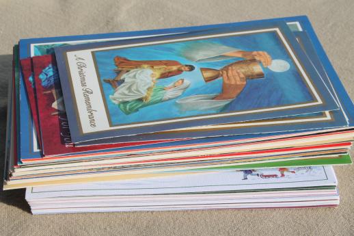 photo of 250+ unused vintage Christmas cards, holiday greeting card lot #5