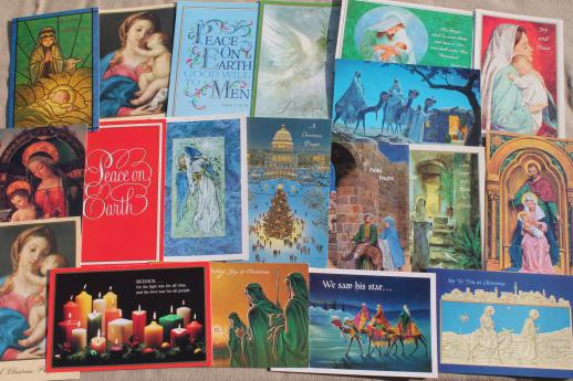 photo of 250+ unused vintage Christmas cards, holiday greeting card lot #7