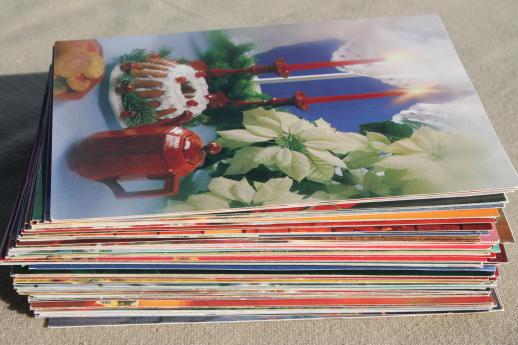 photo of 250+ unused vintage Christmas cards, holiday greeting card lot #11