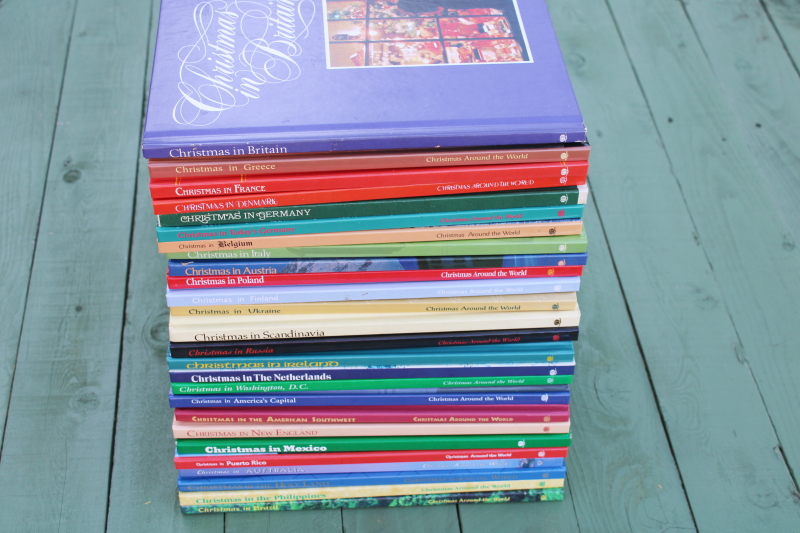 photo of 26 Christmas Around the World books, vintage recipes, holiday traditions, crafts & decorations  #7