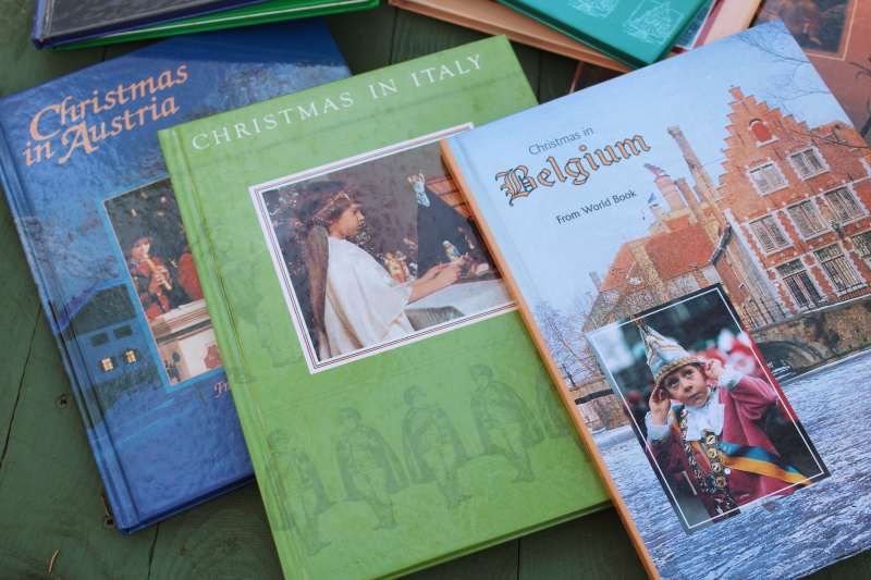 photo of 26 Christmas Around the World books, vintage recipes, holiday traditions, crafts & decorations  #9