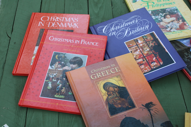 photo of 26 Christmas Around the World books, vintage recipes, holiday traditions, crafts & decorations  #11