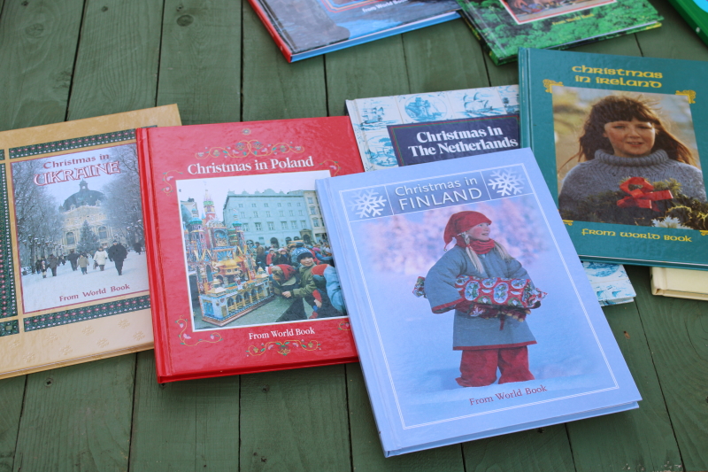 photo of 26 Christmas Around the World books, vintage recipes, holiday traditions, crafts & decorations  #12