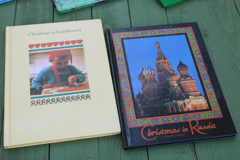 photo of 26 Christmas Around the World books, vintage recipes, holiday traditions, crafts & decorations  #13