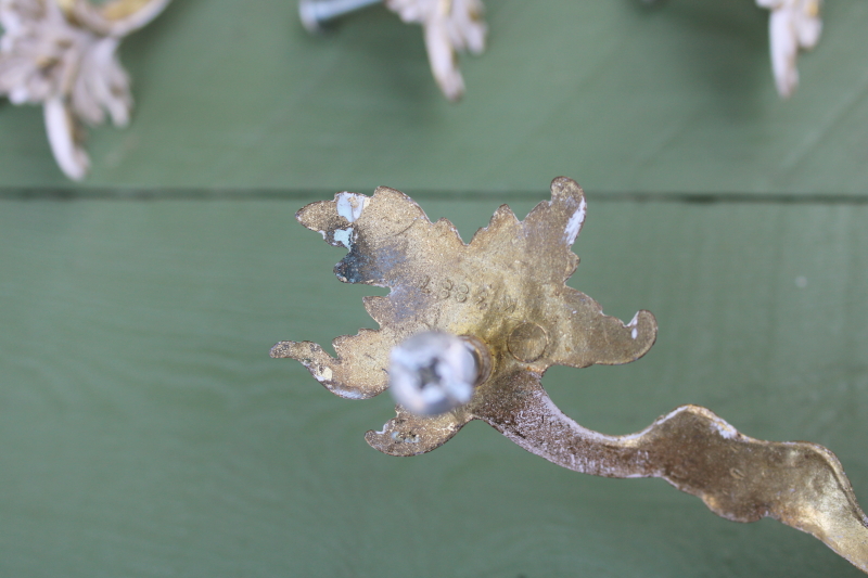 photo of 30 vintage drawer pulls, french provincial gold & white ornate rococo cabinet furniture handles, hardware lot  #8