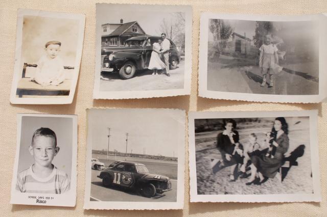 photo of 300+ old black & white photos, snapshots of midwest family life vintage 40s 50s 60s #13