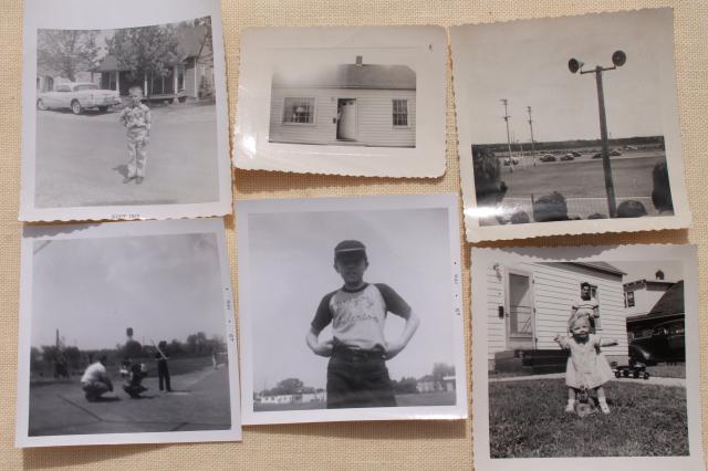 photo of 300+ old black & white photos, snapshots of midwest family life vintage 40s 50s 60s #14