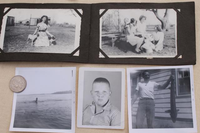 photo of 300+ old black & white photos, snapshots of midwest family life vintage 40s 50s 60s #22