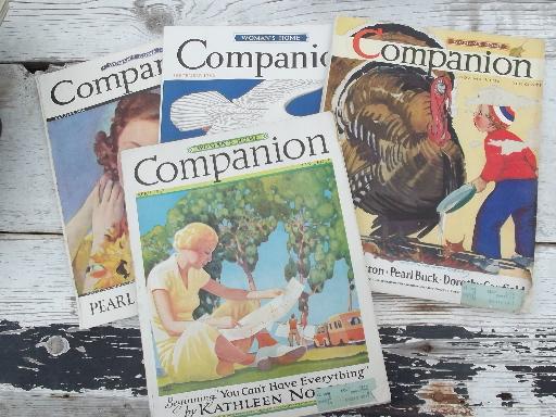 photo of 30s 40 50s vintage Woman's Home Companion magazines lot, 14 issues #3