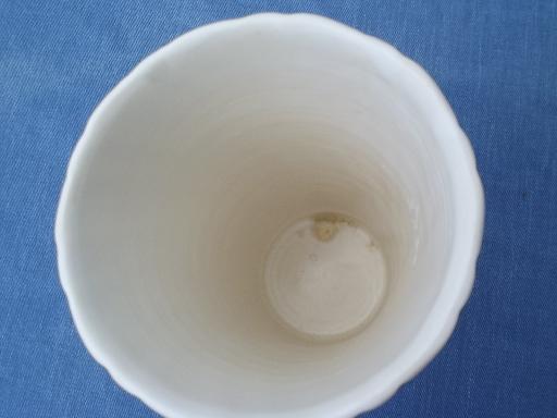 photo of 30s vintage art deco Ray Murray Cal-Art Bauer pottery vase, matte white #5