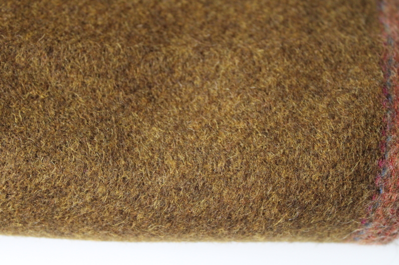 photo of 4 yards 58 wide army green wool fabric, olive drab color nice thick vintage fabric all wool #3