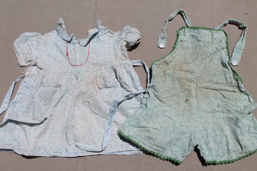 photo of 40s 50s vintage clothes for little girls, feed sack fabric dresses, playclothes etc. #3