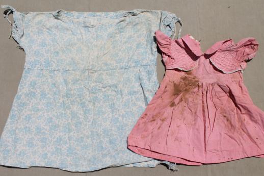 photo of 40s 50s vintage clothes for little girls, feed sack fabric dresses, playclothes etc. #4