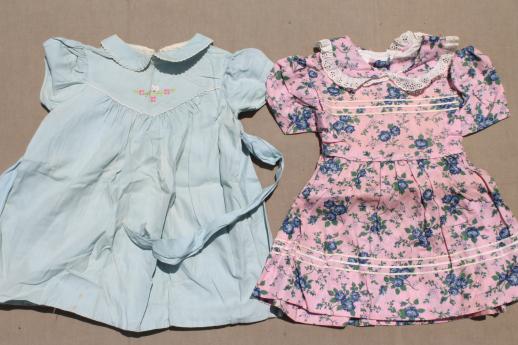 photo of 40s 50s vintage clothes for little girls, feed sack fabric dresses, playclothes etc. #6