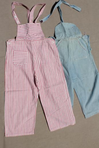 photo of 40s 50s vintage clothes for little girls, feed sack fabric dresses, playclothes etc. #10