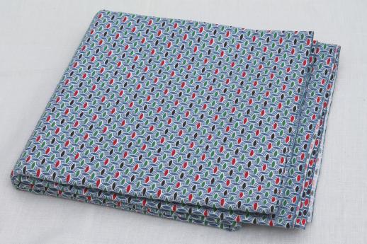 photo of 40s 50s vintage tiny  print cotton fabric, 36 wide x 4 yards #2