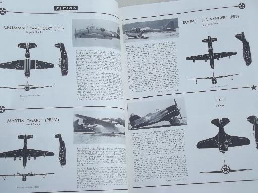 photo of 40s vintage Flying / Industrial Aviation magazine w/ WWII airplane photos #2