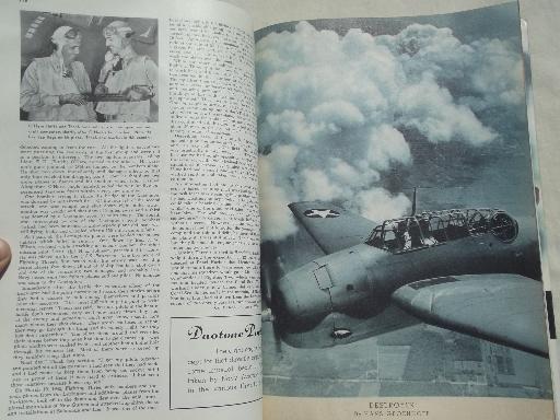 photo of 40s vintage Flying / Industrial Aviation magazine w/ WWII airplane photos #4