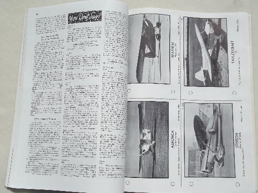 photo of 40s vintage Flying & Popular Aviation magazine w/ many old airplane photos #5