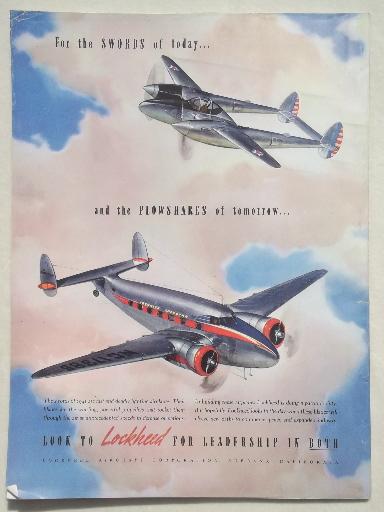 photo of 40s vintage Flying & Popular Aviation magazine w/ many old airplane photos #6