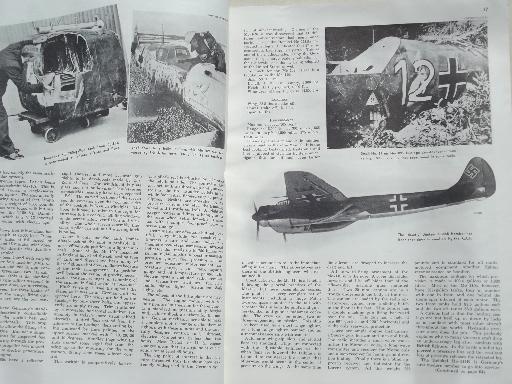 photo of 40s vintage Flying & Popular Aviation magazine w/ many old airplane photos  #2