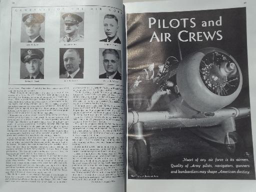 photo of 40s vintage Flying & Popular Aviation magazine w/ many old airplane photos #4