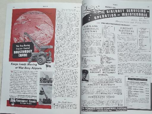 photo of 40s vintage Flying magazine, from airplane pilot estate collection #3