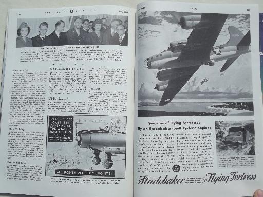 photo of 40s vintage Flying magazine, from airplane pilot estate collection #4