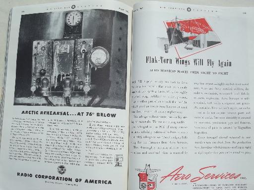 photo of 40s vintage Flying magazine, from airplane pilot estate collection #2