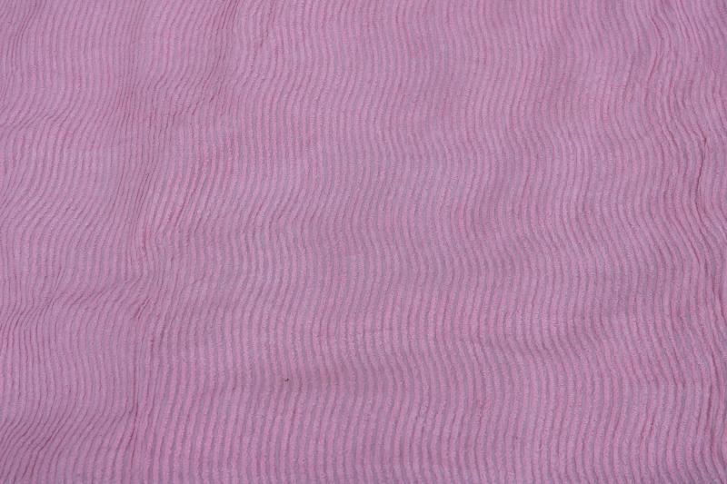 photo of 50s 60s vintage cotton chenille bedspread, mid-century retro bubble gum pink!  #2