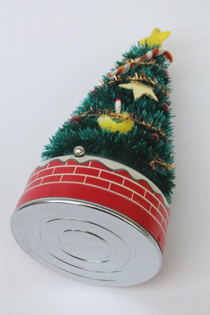 photo of 50s Japan vintage Blinking Xmas Tree, battery operated Christmas toy #7