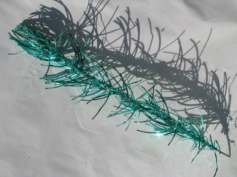 photo of 50s green aluminum Christmas tree branches w/o stand for decorations/crafts #4