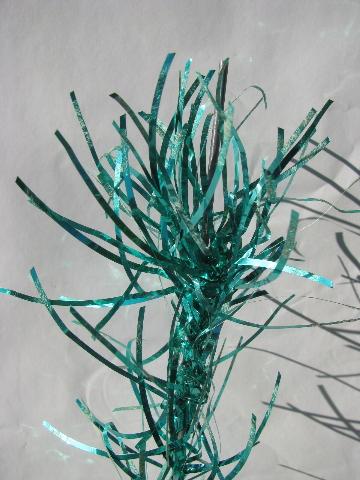 photo of 50s green aluminum Christmas tree branches w/o stand for decorations/crafts #6