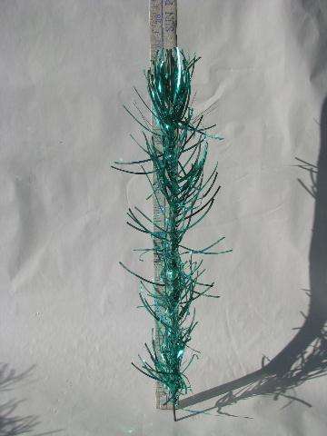 photo of 50s green aluminum Christmas tree branches w/o stand for decorations/crafts #7