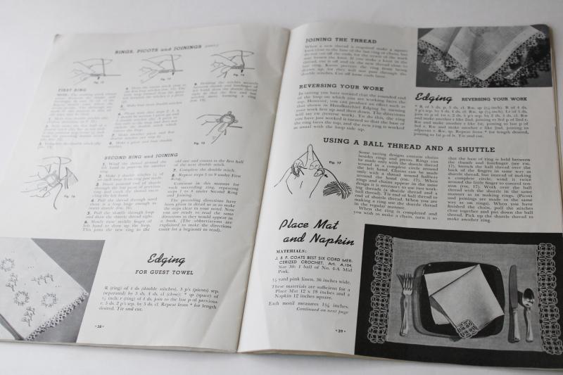 photo of 50s needlework booklet, Learn How to instructions tutorial embroidery, crochet, knitting #6