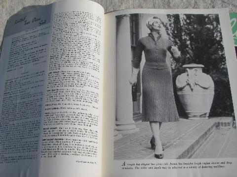 photo of 50s vintage Cinderella magazines, high-fashion knits, crochet for home #5