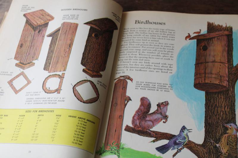 photo of 50s vintage Golden Book of Crafts & Hobbies, camp craft projects, DIY how-to #5